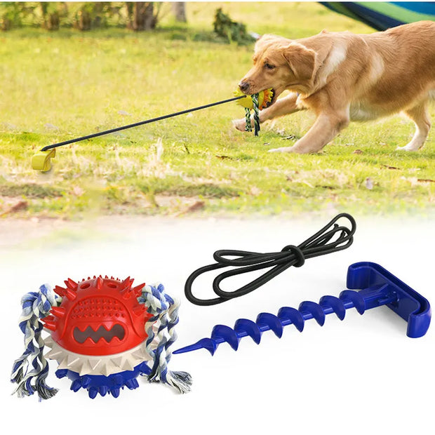 PAWROBES® Pet Outdoor Powerful Pull Rope Ball
